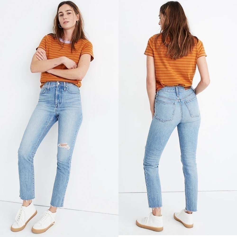 Madewell SZ 27P Perfect Vintage Jean in Rosabelle Wash: Comfort Stretch Edition